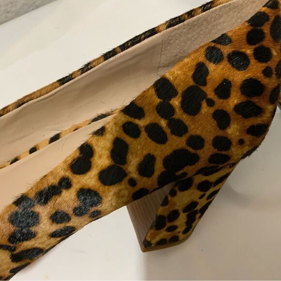 New with box 1.STATE HALEE 2 PUMP COW HAIR FUR~ 12 M - Picture 4 of 12